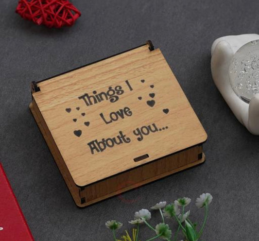Wooden Message Box